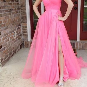 PINK PROM DRESS
